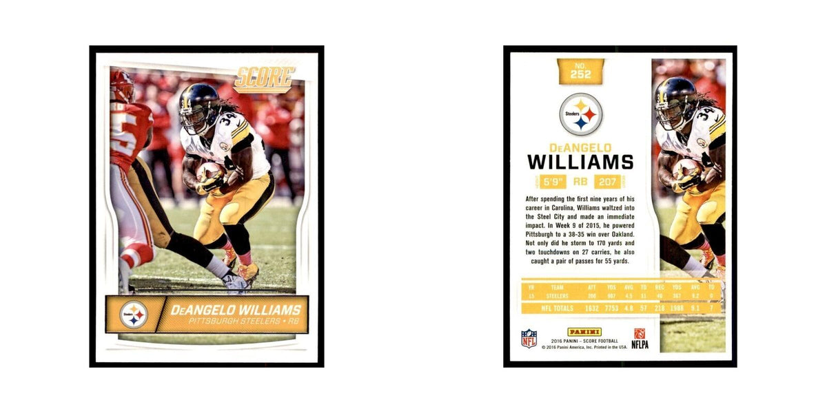 DeAngelo Williams 2016 Score #252 Football Cards Football Card NM