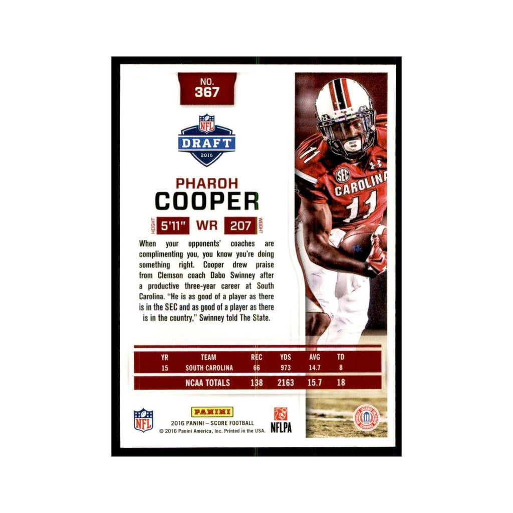 Pharoh Cooper Rookie 2016 Score #367 Football Cards Football Card NM