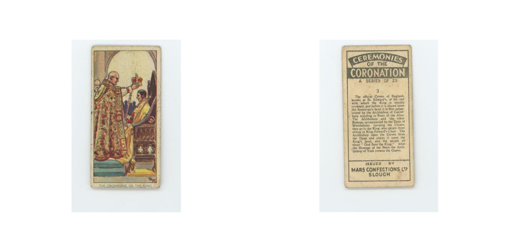 Crowning of the King 1937 Mars Confections Ceremonies Coronation #3.0 VG