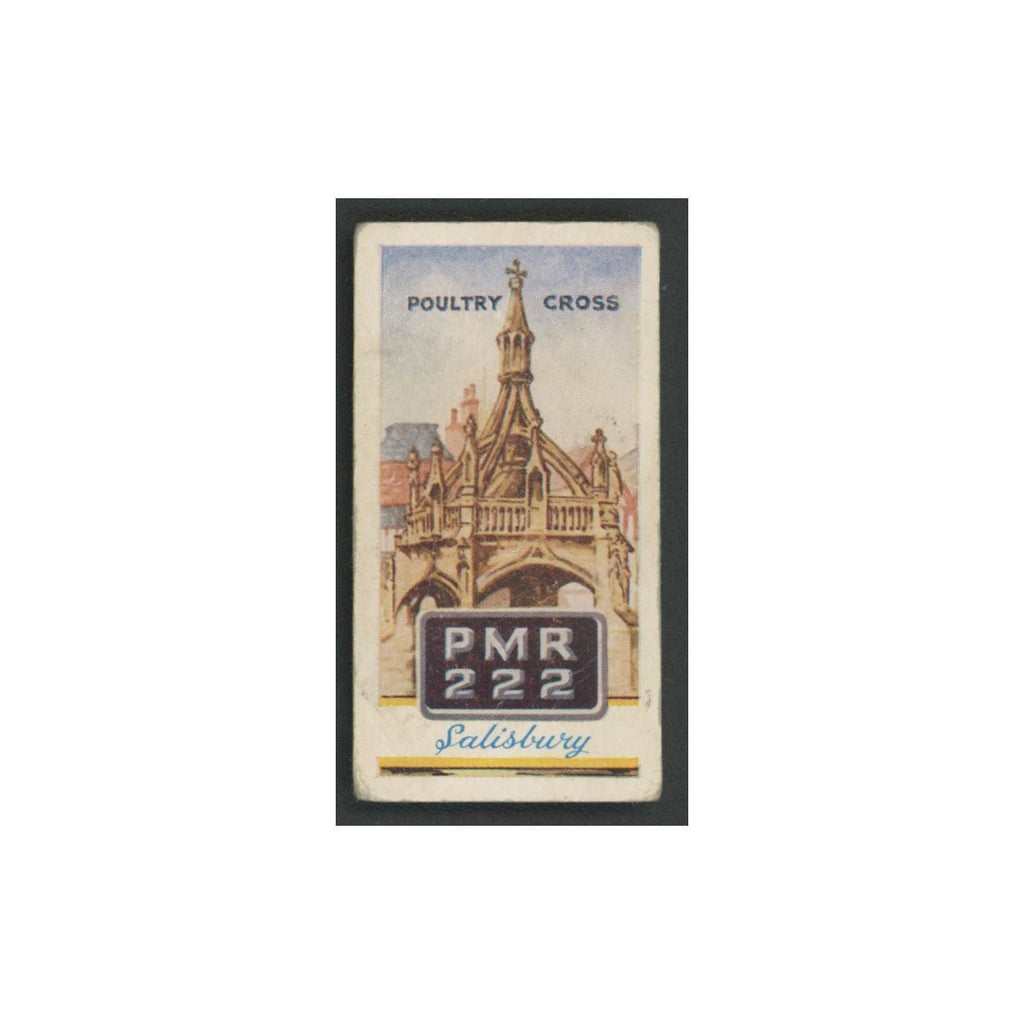 Wiltshire 1960 Lambert Tea Car Registration Numbers #21.0 Baseball Card VG