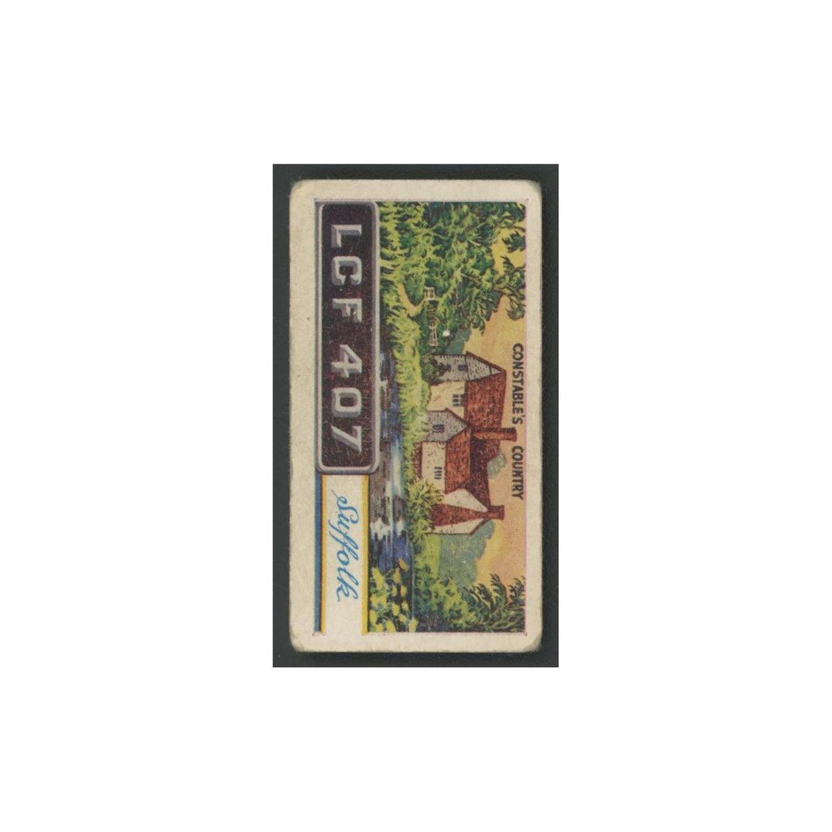Suffolk 1960 Lambert Tea Car Registration Numbers #12.0 Baseball Card VG
