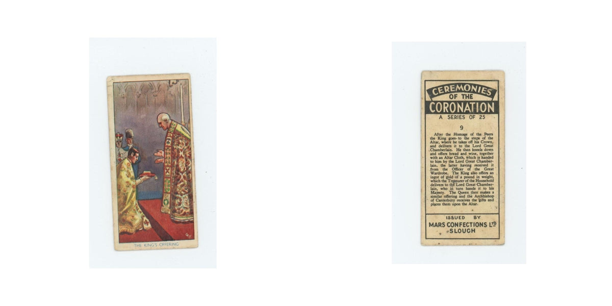 King's Offering 1937 Mars Confections Ceremonies Coronation #9.0 VG