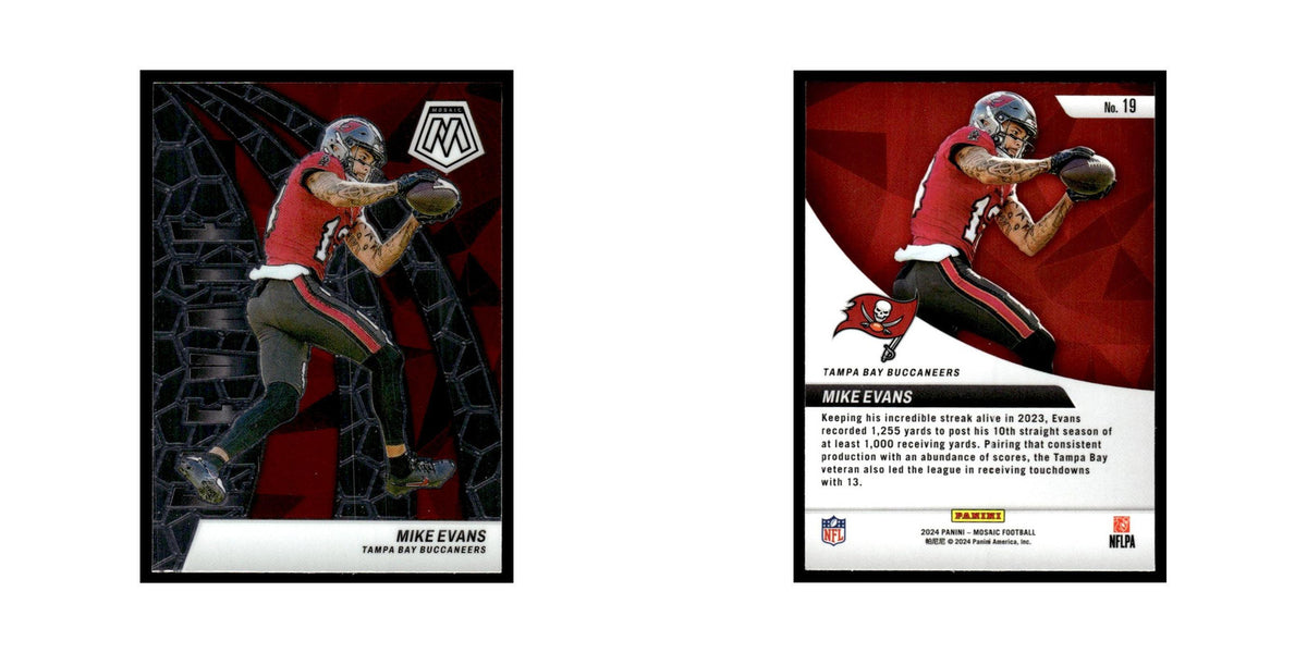 Mike Evans 2024 Panini Mosaic #19 Tampa Bay Buccaneers Football Card NM