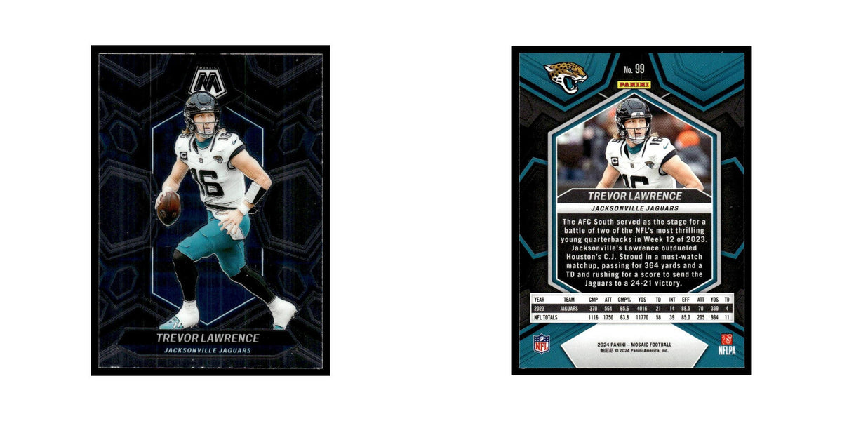 Trevor Lawrence 2024 Panini Mosaic #99 Jacksonville Jaguars Football Card NM