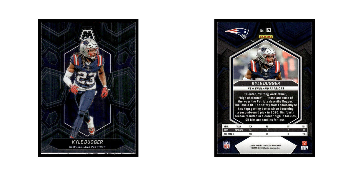 Kyle Dugger 2024 Panini Mosaic #153 New England Patriots Football Card NM