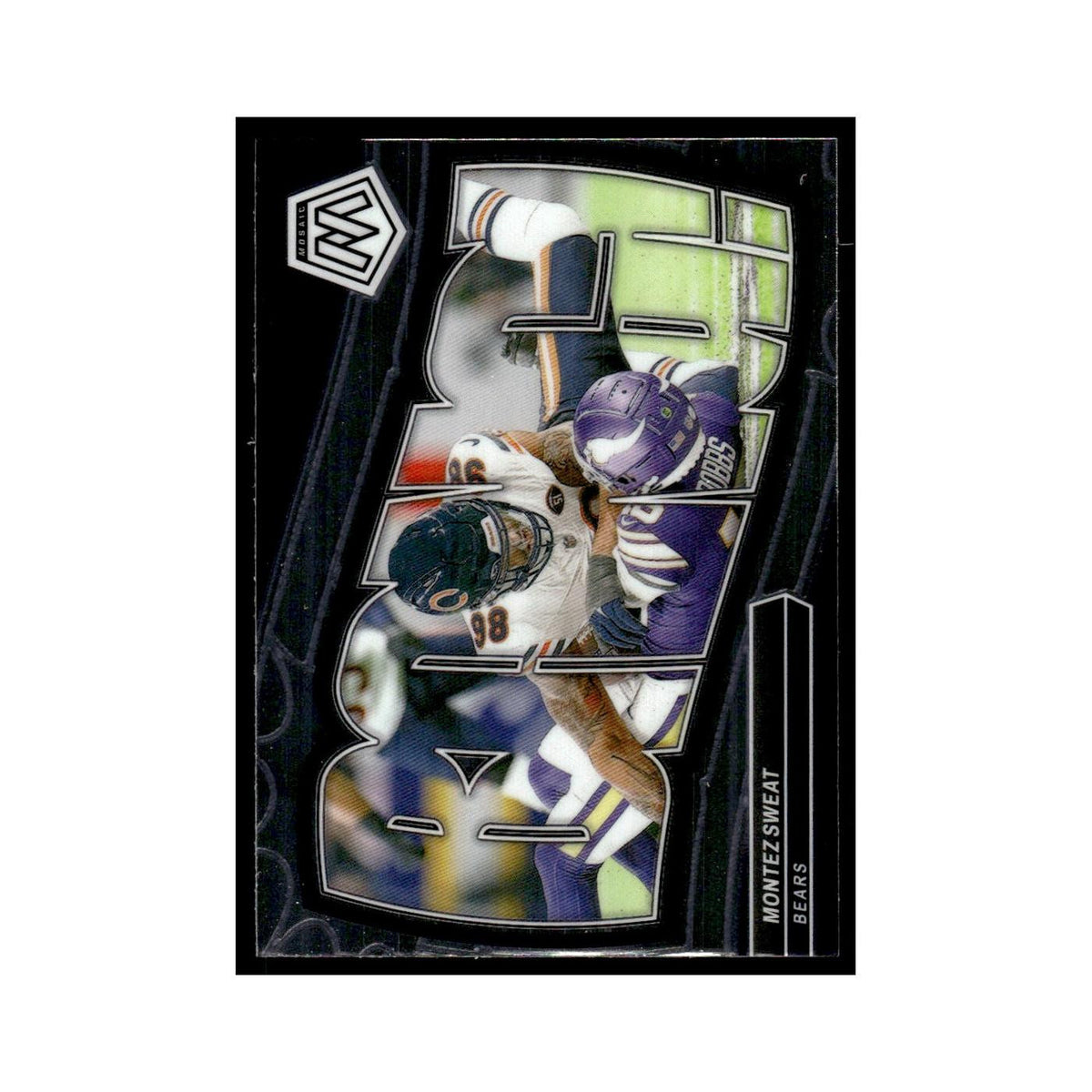Montez Sweat 2024 Panini Mosaic #13 Chicago Bears Football Card NM