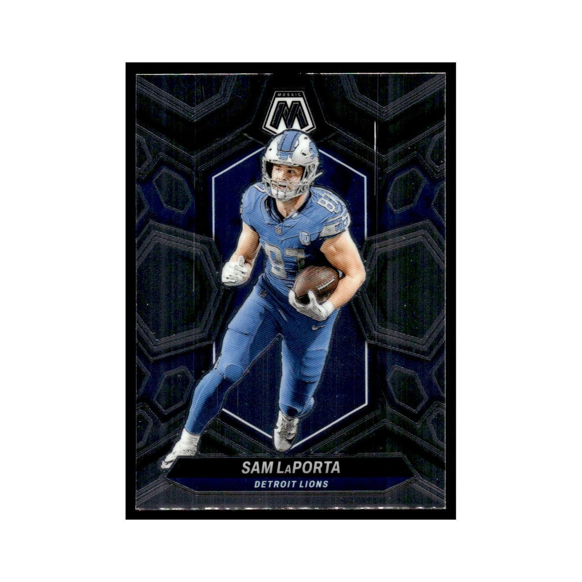 Sam LaPorta 2024 Panini Mosaic #75 Detroit Lions Football Card NM