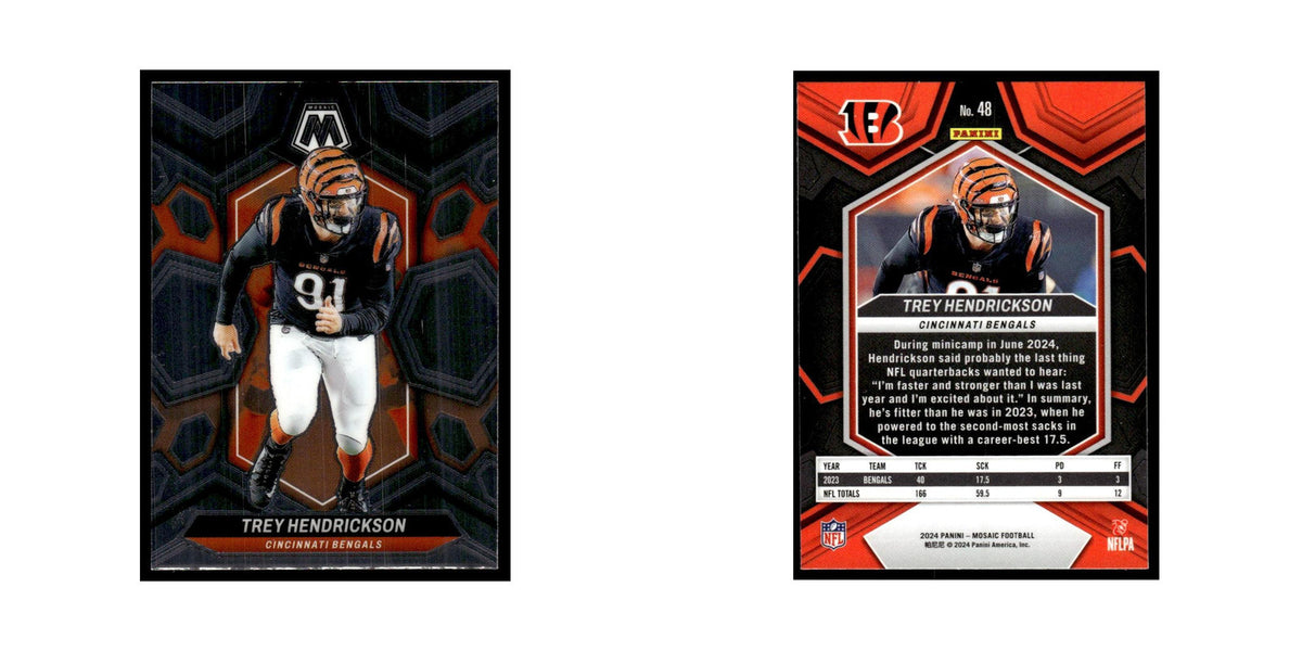 Trey Hendrickson 2024 Panini Mosaic #48 Cincinnati Bengals Football Card NM