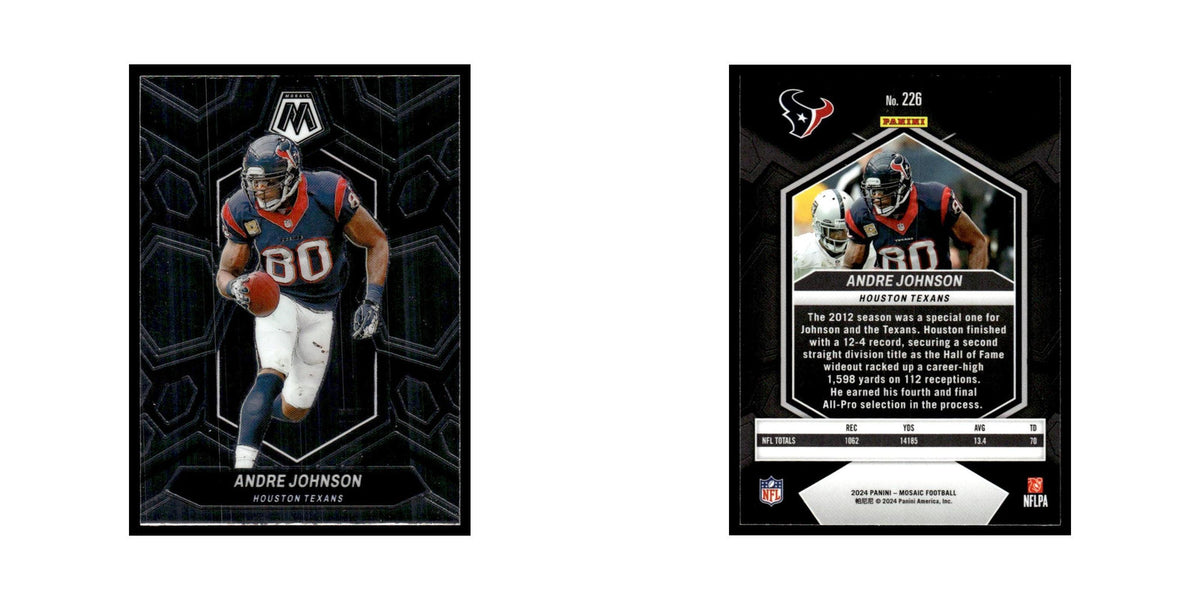 Andre Johnson 2024 Panini Mosaic #226 Houston Texans Football Card NM