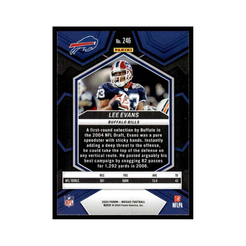Lee Evans 2024 Panini Mosaic #246 Buffalo Bills Football Card NM
