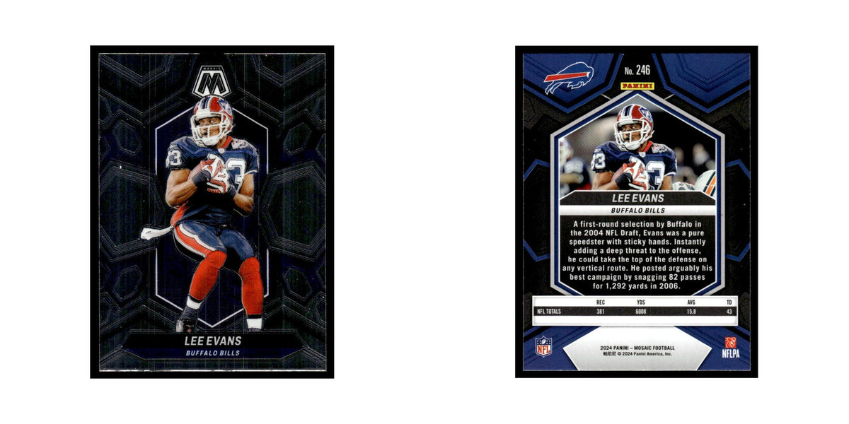 Lee Evans 2024 Panini Mosaic #246 Buffalo Bills Football Card NM