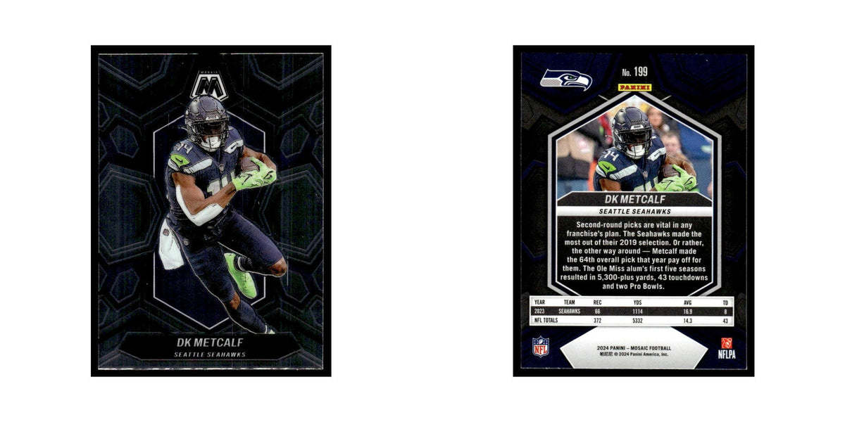 DK Metcalf 2024 Panini Mosaic #199 Seattle Seahawks Football Card NM