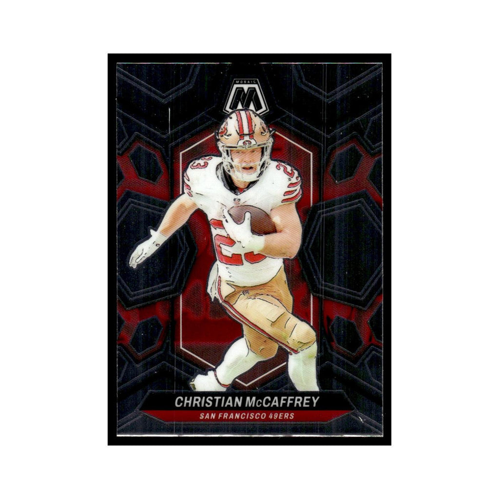 Christian McCaffrey 2024 Panini Mosaic #191 San Francisco 49ers Football Card NM