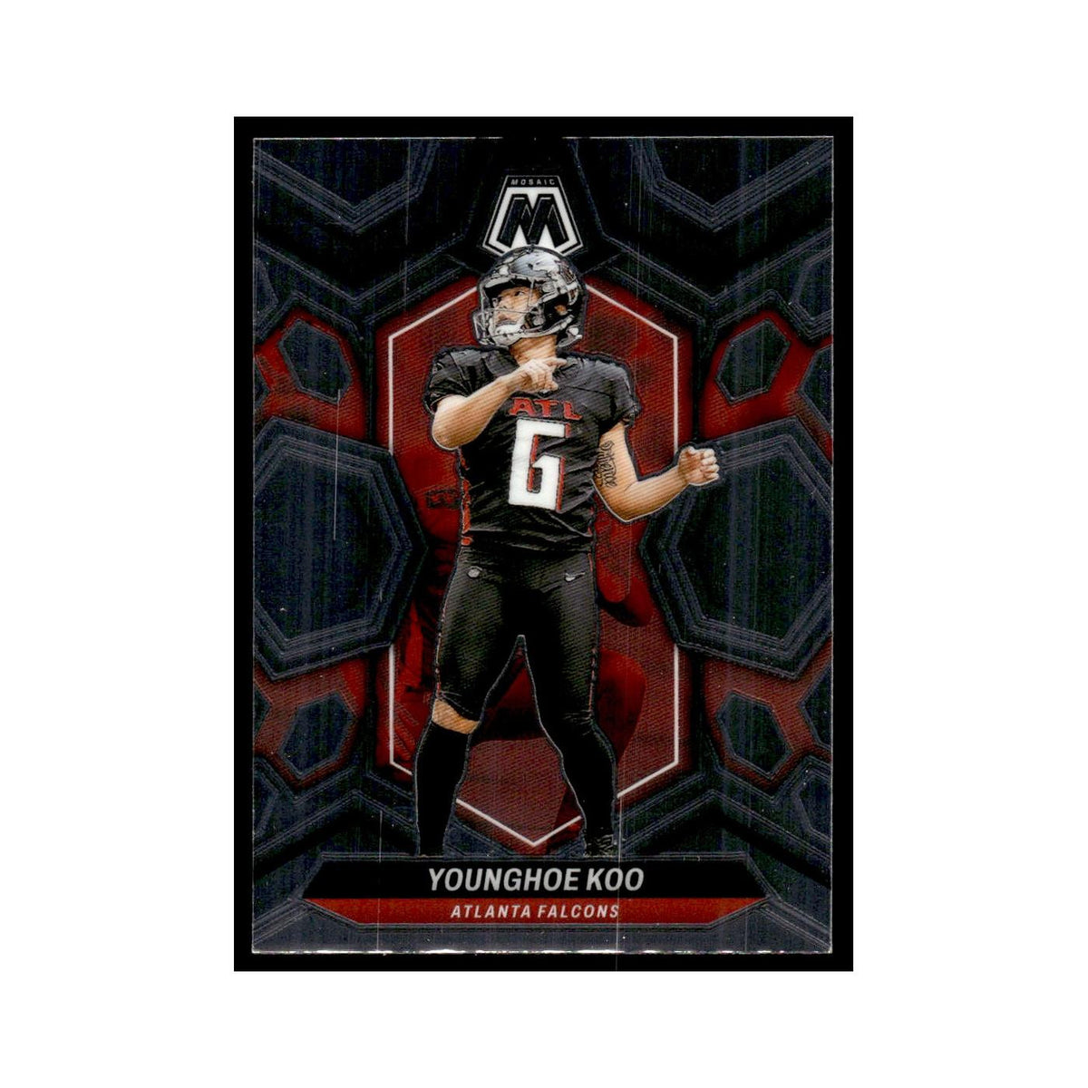 Younghoe Koo 2024 Panini Mosaic #14 Atlanta Falcons Football Card NM