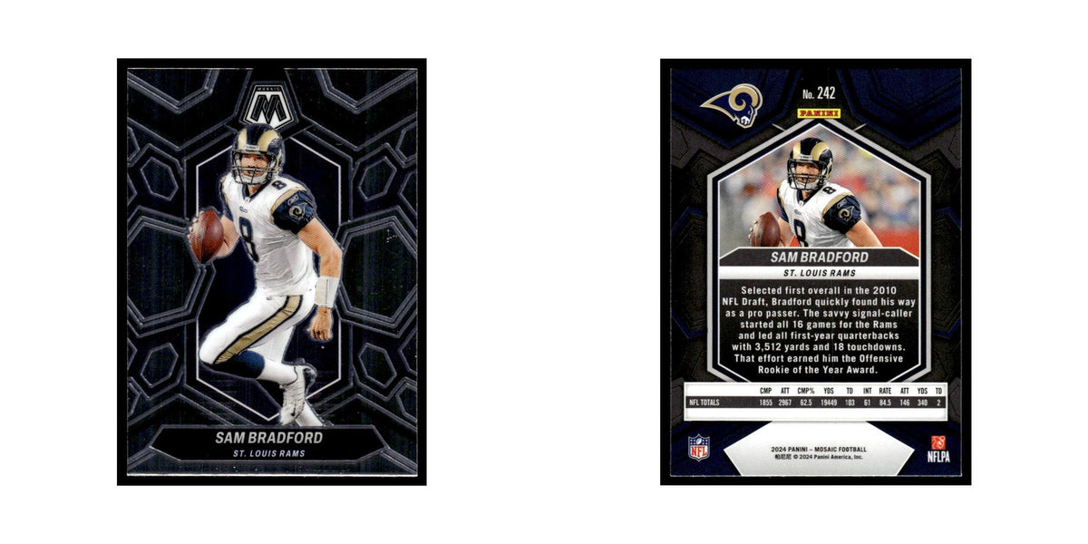 Sam Bradford 2024 Panini Mosaic #242 St. Louis Rams Football Card NM