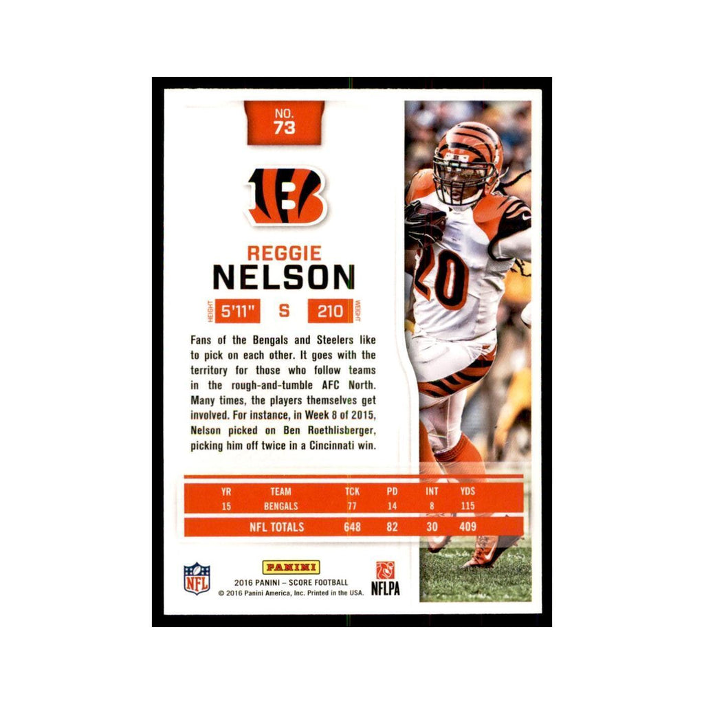 Reggie Nelson 2016 Score #73 Football Cards Football Card NM