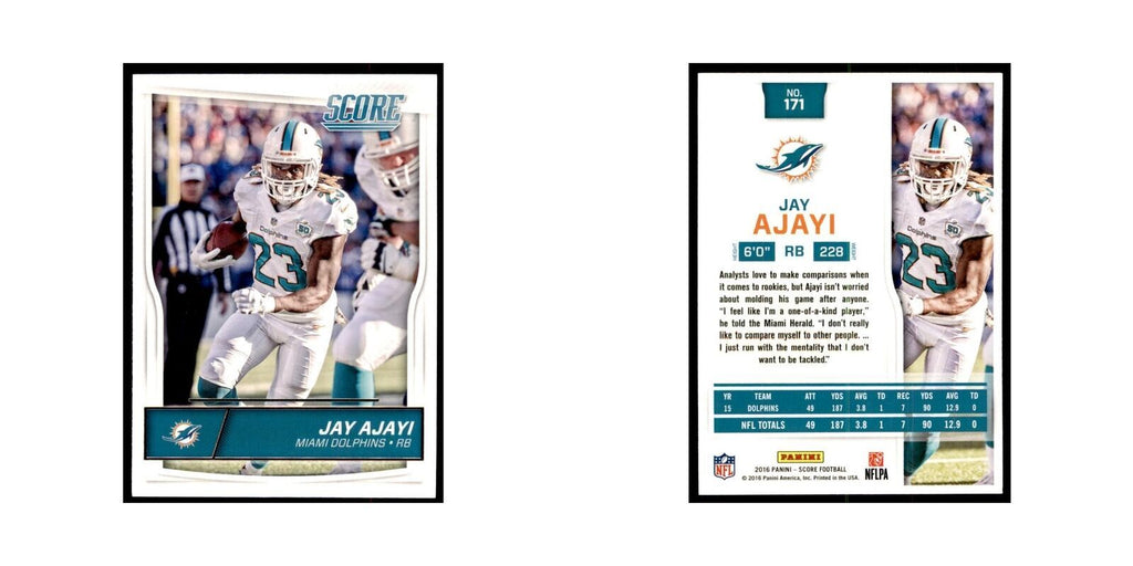 Jay Ajayi 2016 Score #171 Football Cards Football Card NM