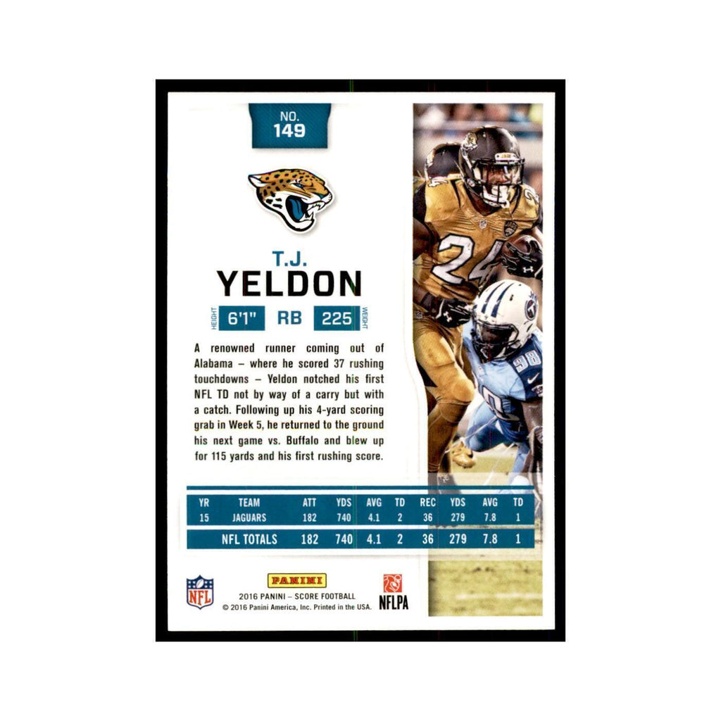 T.J. Yeldon 2016 Score #149 Football Cards Football Card NM