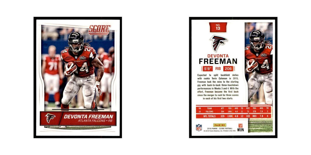 Devonta Freeman 2016 Score #13 Football Cards Football Card NM