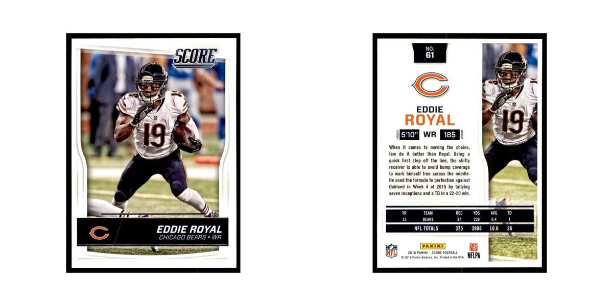 Eddie Royal 2016 Score #61 Football Cards Football Card NM