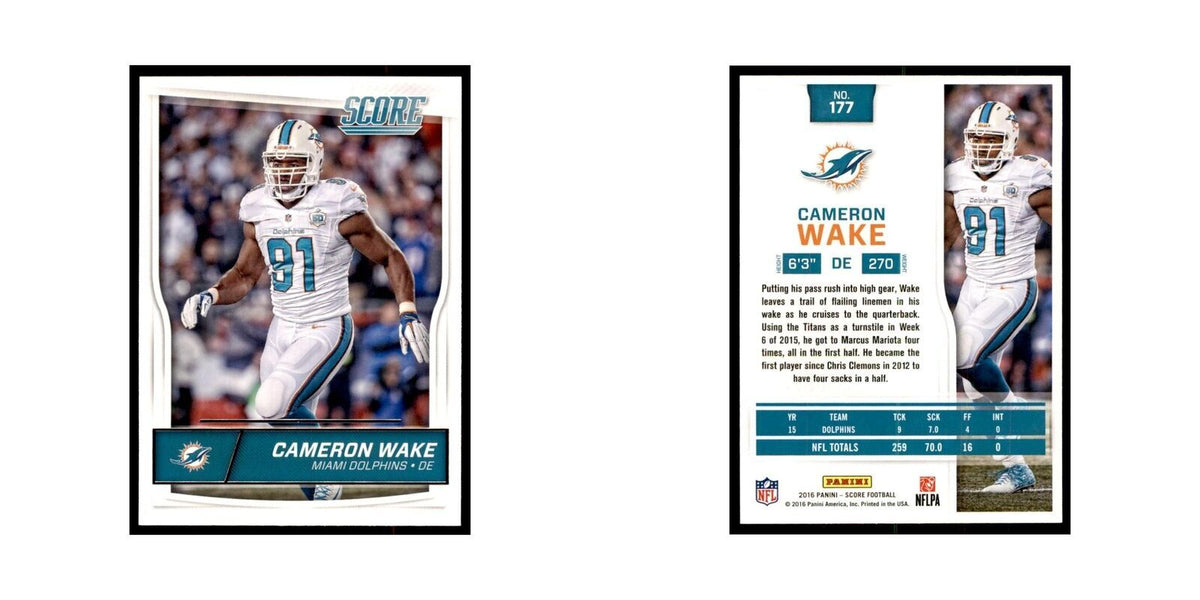 Cameron Wake 2016 Score #177 Football Cards Football Card NM