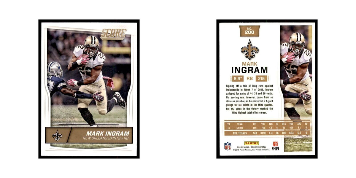 Mark Ingram 2016 Score #200 Football Cards Football Card NM
