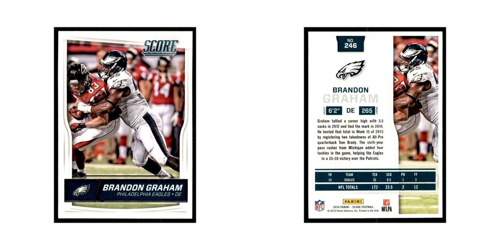 Brandon Graham 2016 Score #246 Football Cards Football Card NM