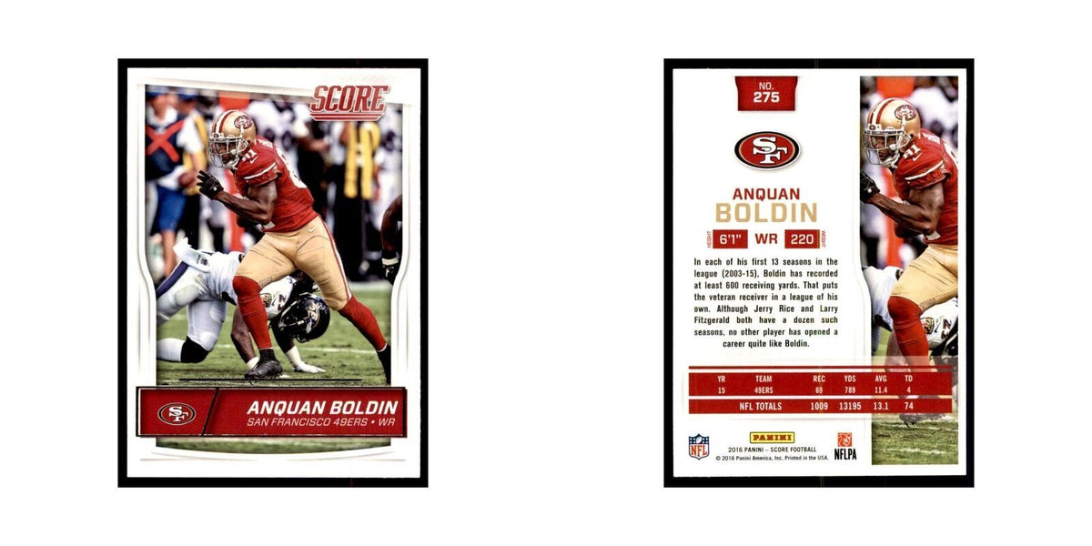 Anquan Boldin 2016 Score #275 Football Cards Football Card NM