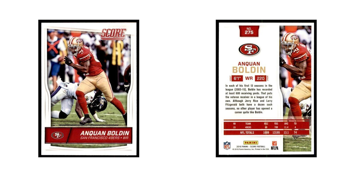 Anquan Boldin 2016 Score #275 Football Cards Football Card NM