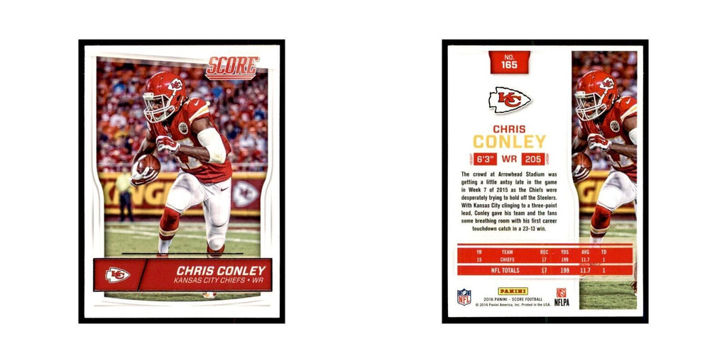 Chris Conley 2016 Score #165 Football Cards Football Card NM