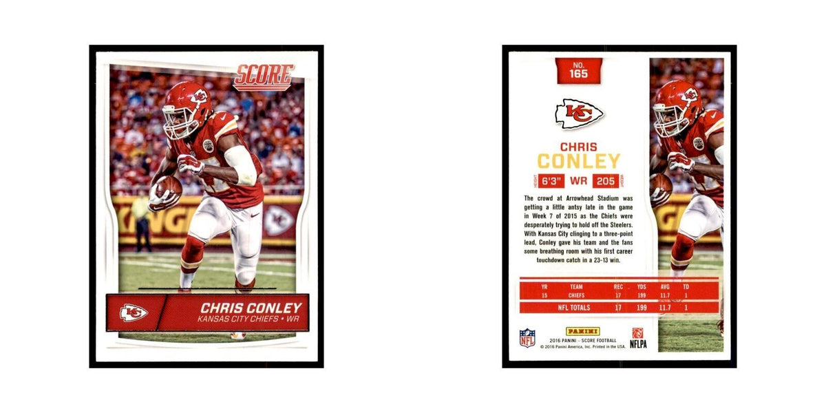 Chris Conley 2016 Score #165 Football Cards Football Card NM