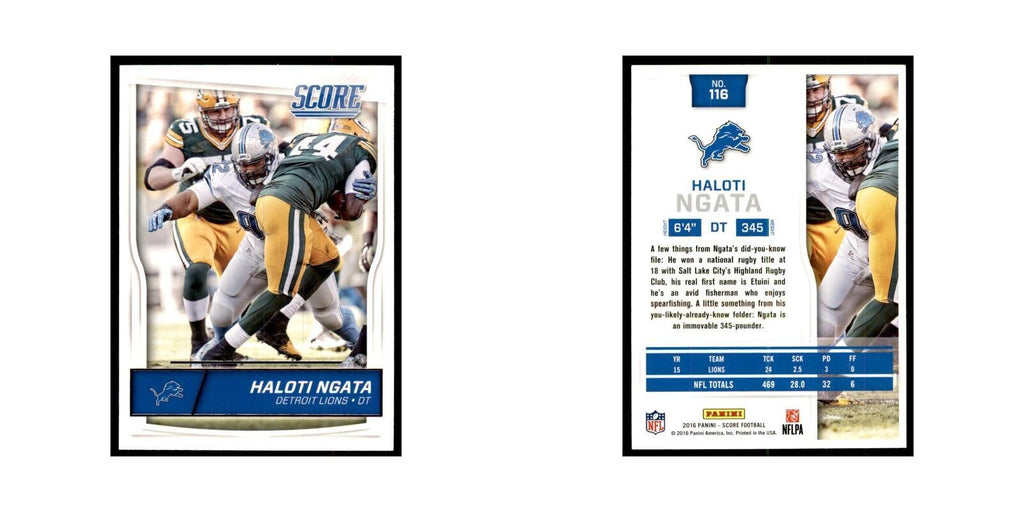 Haloti Ngata 2016 Score #116 Football Cards Football Card NM