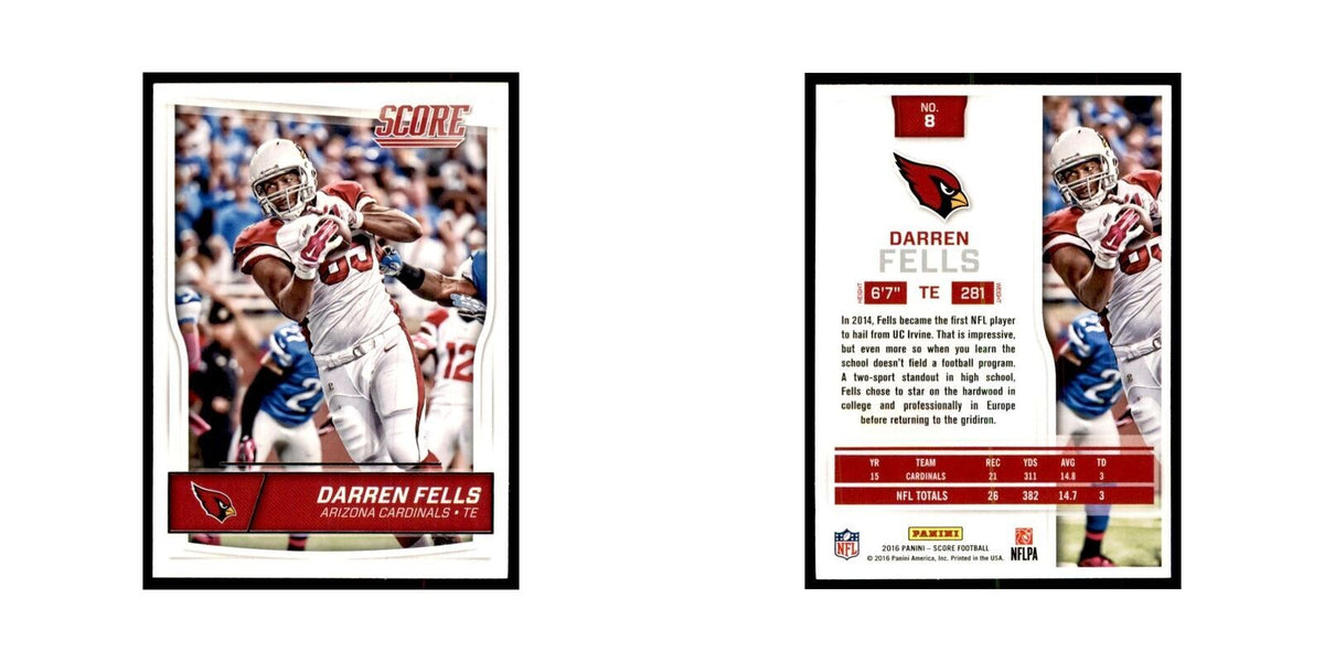 Darren Fells 2016 Score #8 Baseball Cards Football Card NM
