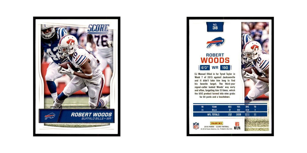 Robert Woods 2016 Score #38 Baseball Cards Football Card NM