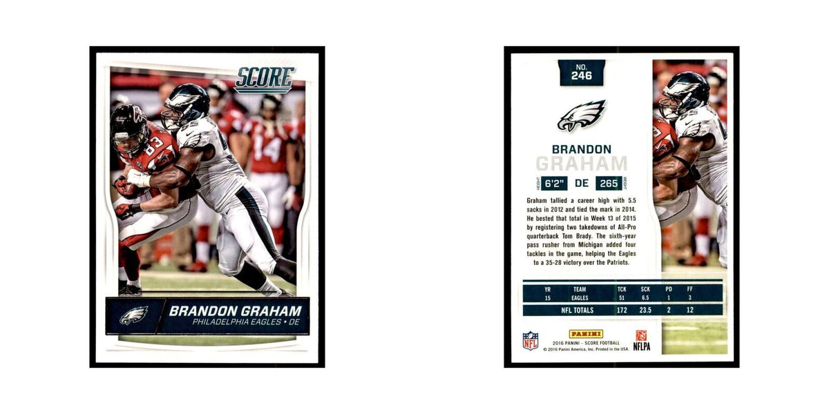 Brandon Graham 2016 Score #246 Baseball Cards Football Card NM