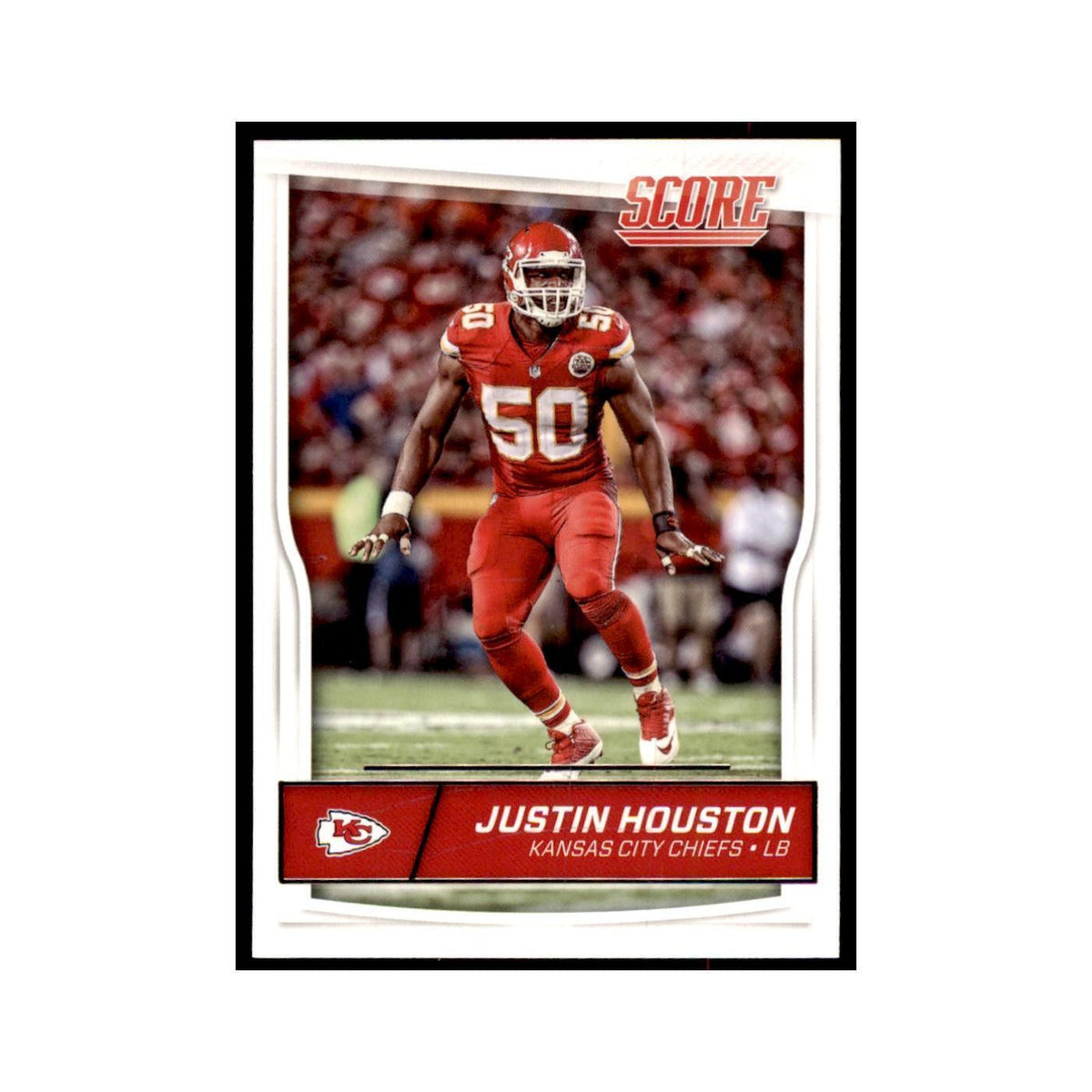 Justin Houston 2016 Score #167 Baseball Cards Football Card NM