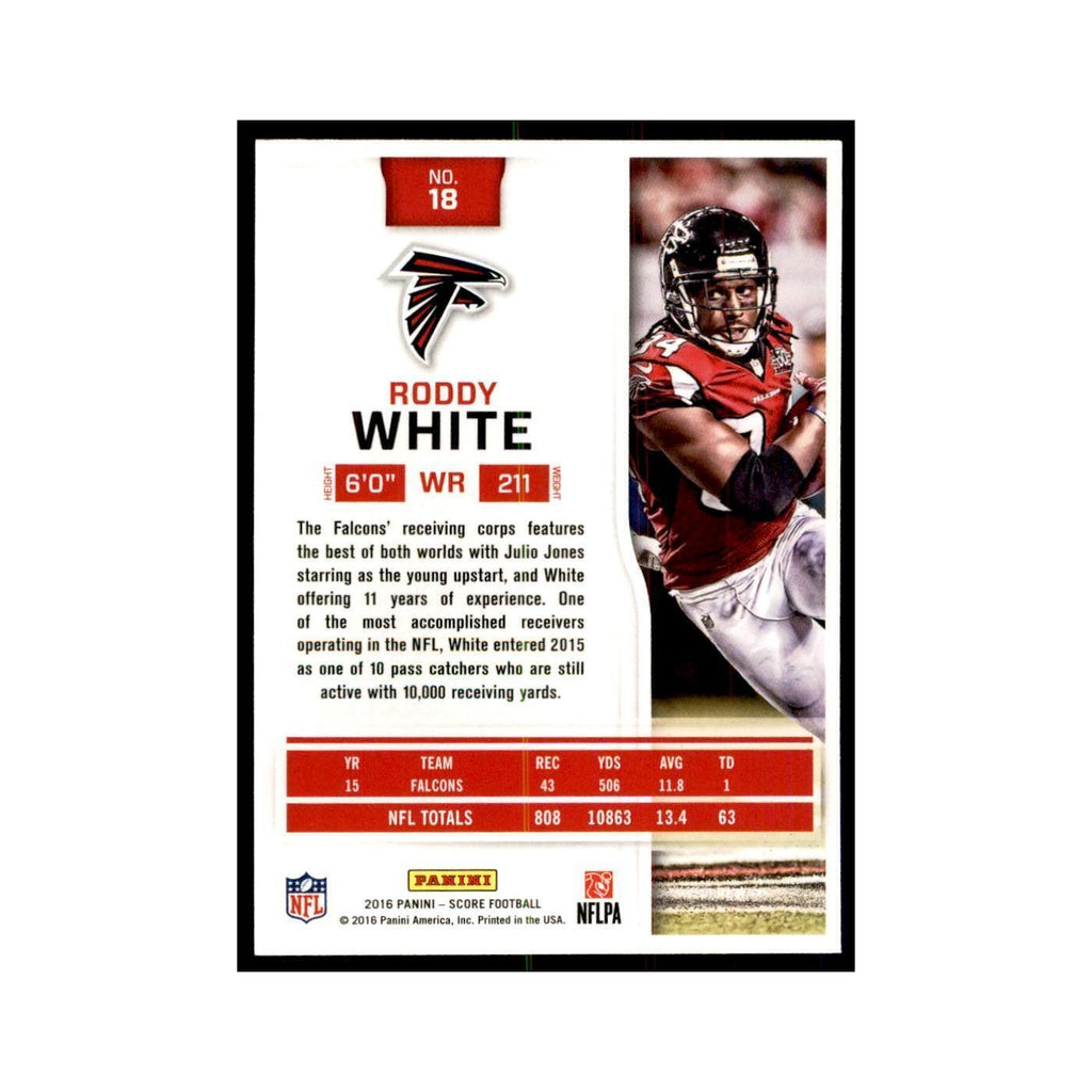 Roddy White 2016 Score #18 Baseball Cards Football Card NM
