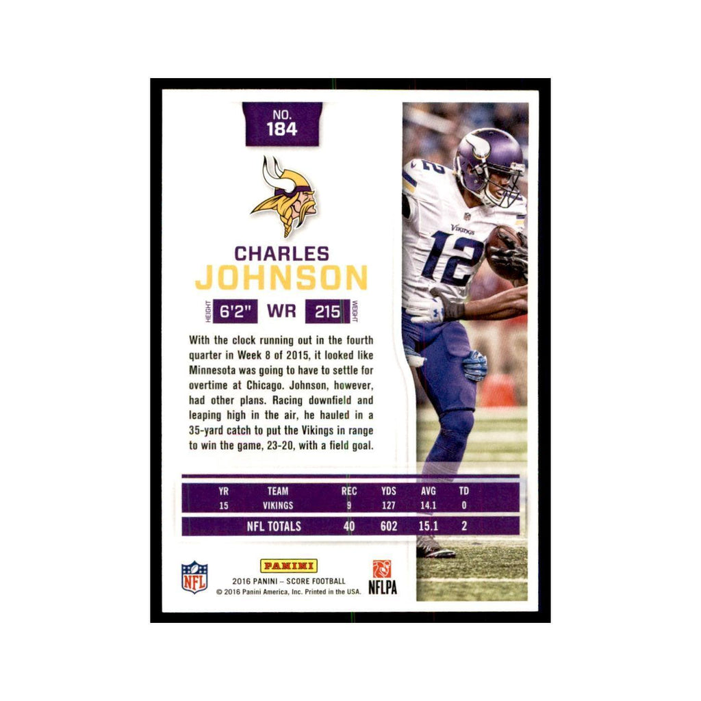 Charles Johnson 2016 Score #184 Baseball Cards Football Card NM