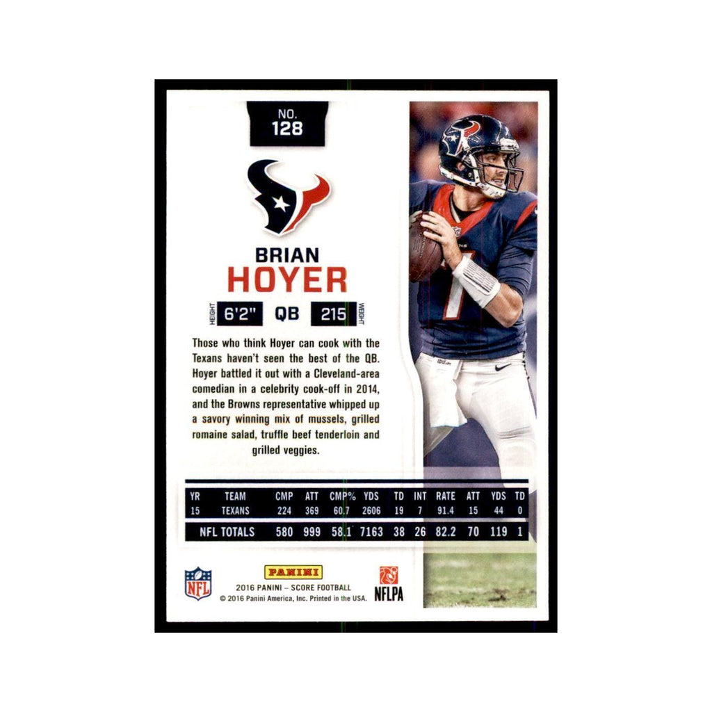Brian Hoyer 2016 Score #128 Baseball Cards Football Card NM