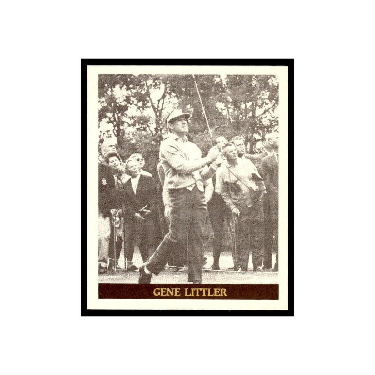 Gene Littler 1992 BJB Cards Famous Golfers 40s 50s #17 Baseball Card EX