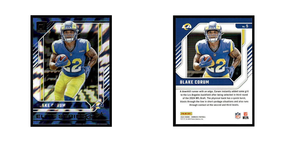 Blake Corum 2024 Donruss #5 Los Angeles Rams Football Card NM