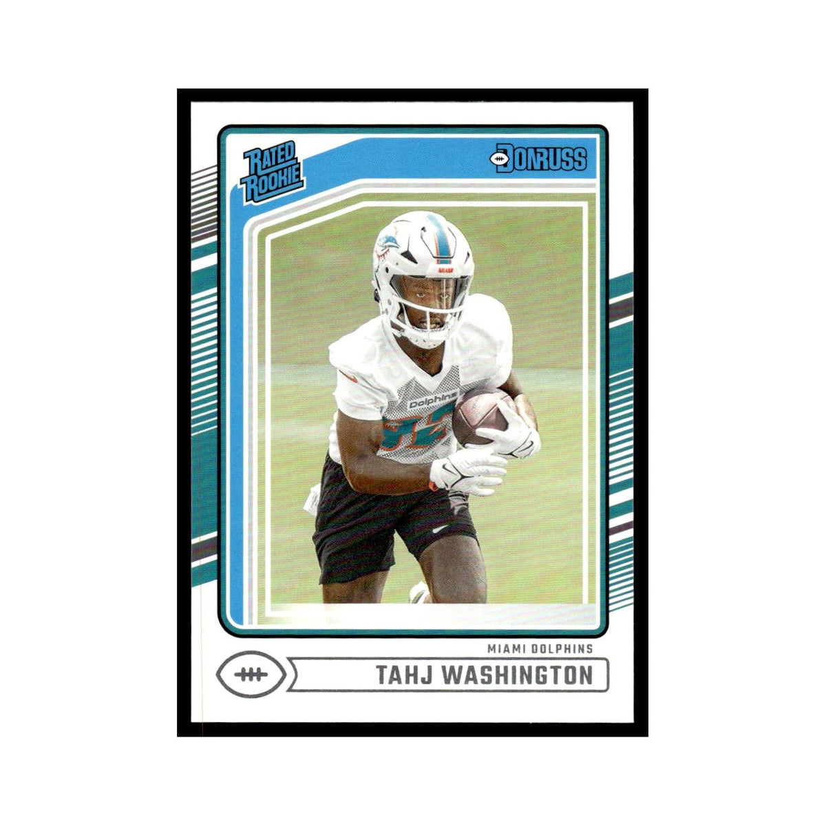 Tahj Washington Rookie 2024 Donruss #346 Miami Dolphins Football Card NM