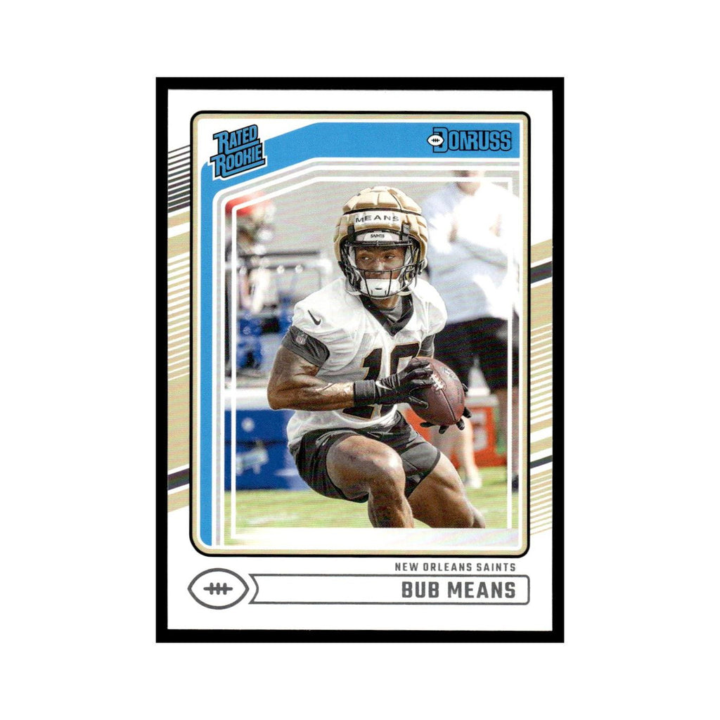 Bub Means Rookie 2024 Donruss #362 New Orleans Saints Football Card NM