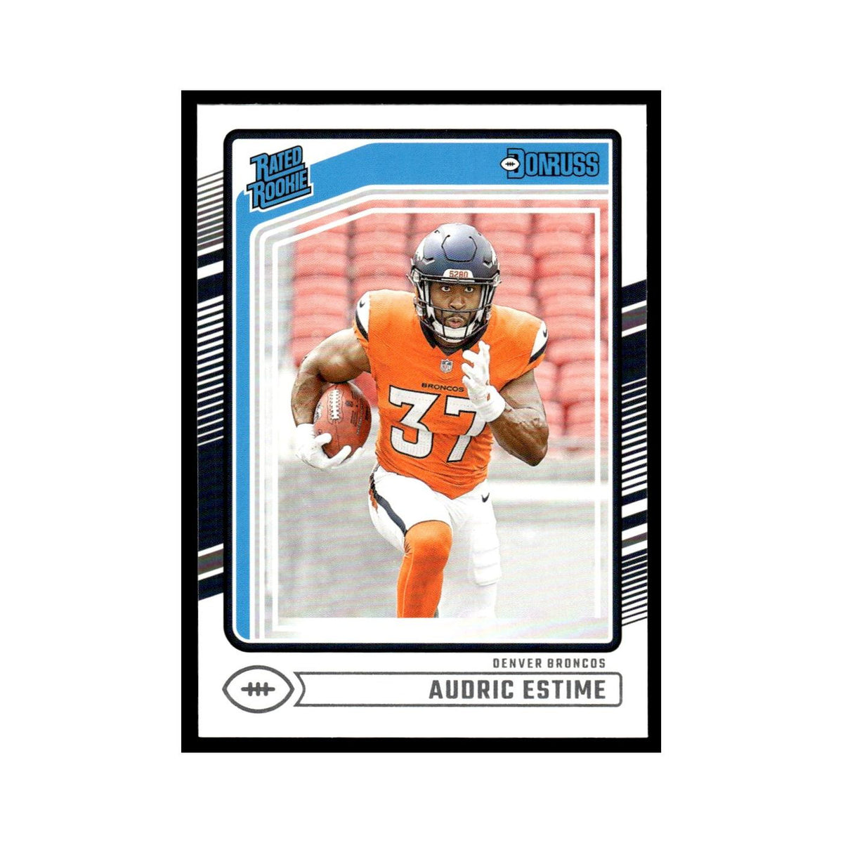 Audric Estime Rookie 2024 Donruss #335 Denver Broncos Football Card NM