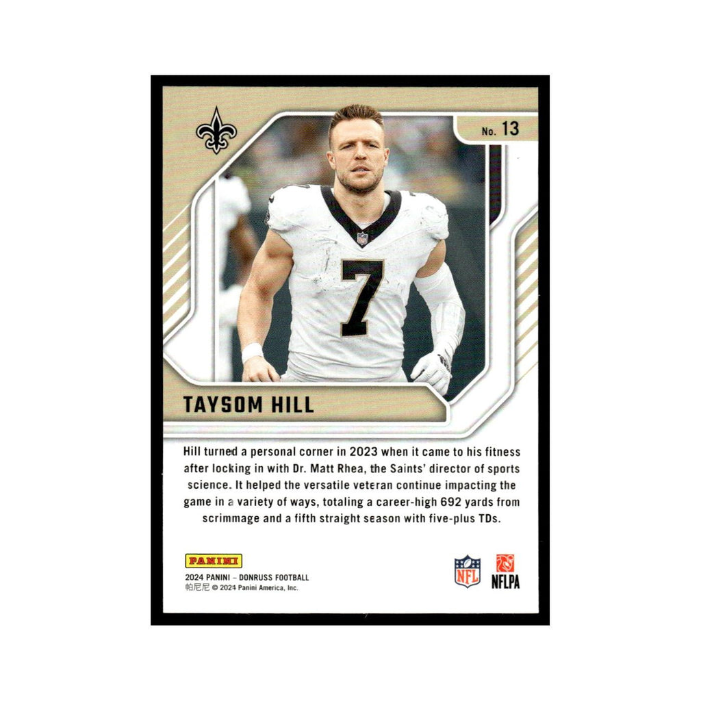 Taysom Hill 2024 Donruss #13 New Orleans Saints Football Card NM