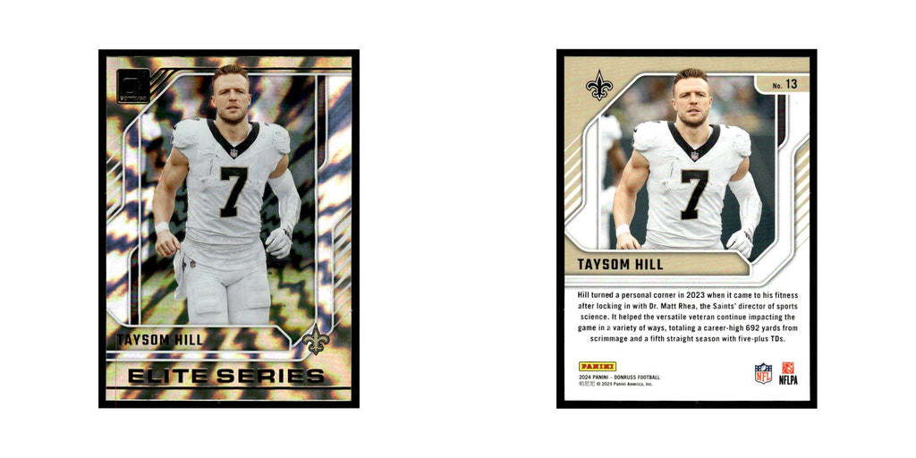 Taysom Hill 2024 Donruss #13 New Orleans Saints Football Card NM