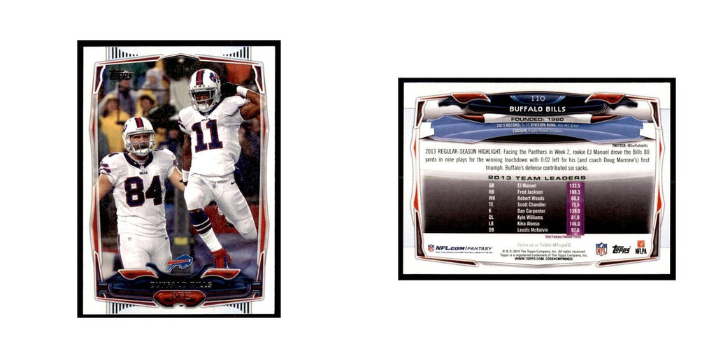 Buffalo Bills 2014 Topps #110 Football Cards Football Card NM