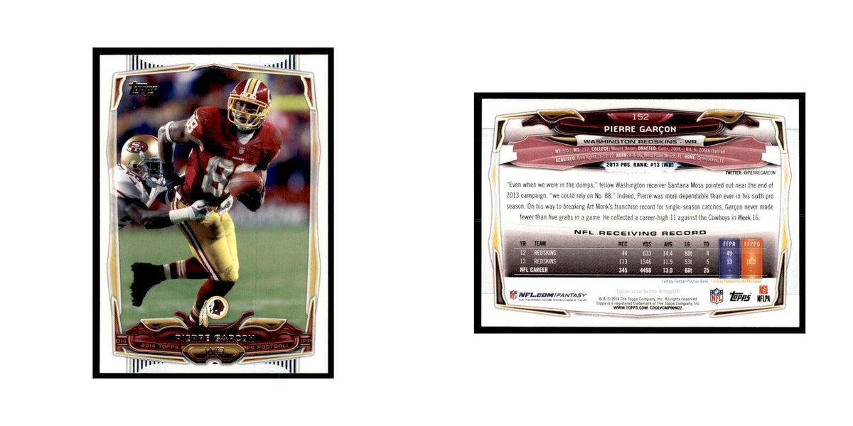Pierre Garcon 2014 Topps #152 Football Cards Football Card NM
