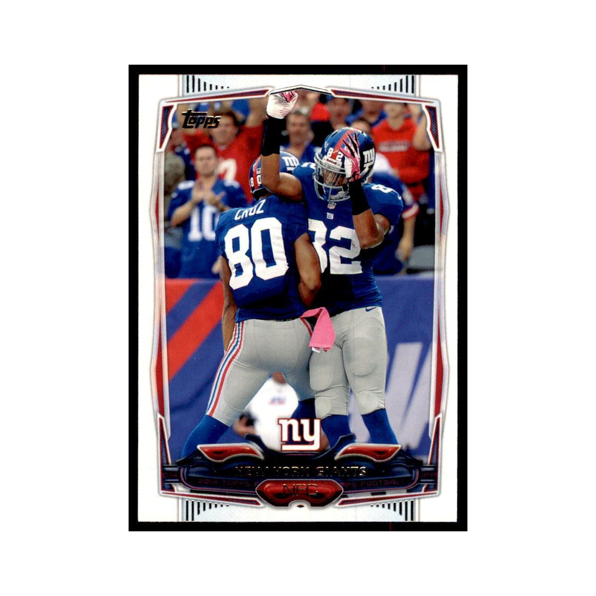 New York Giants 2014 Topps #212 Football Cards Football Card NM