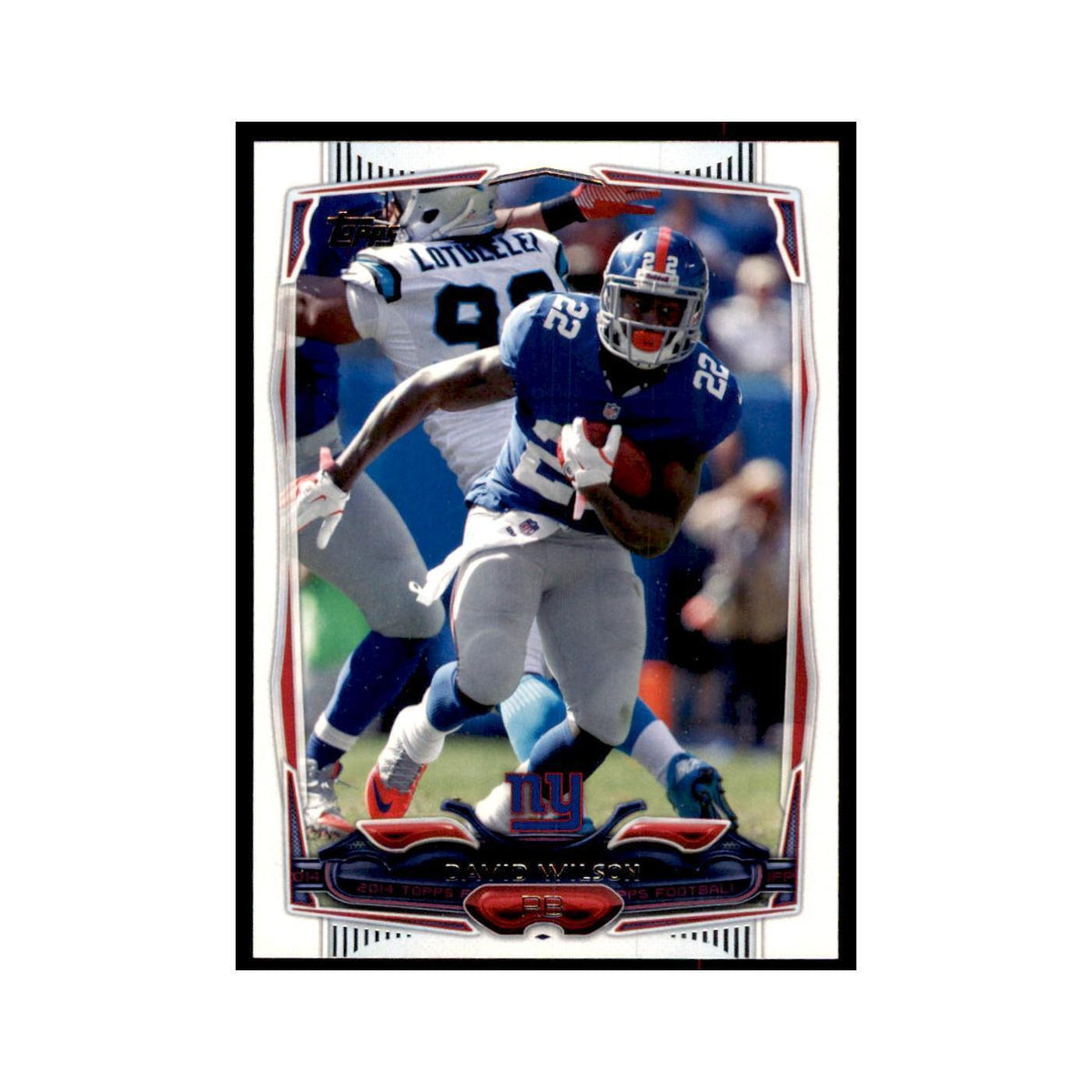 David Wilson 2014 Topps #57 Football Cards Football Card NM